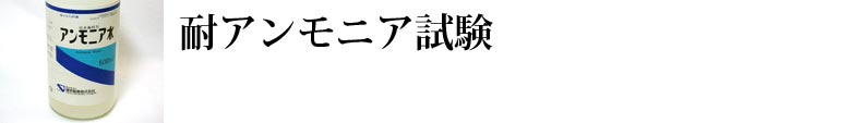 アンモニア試験