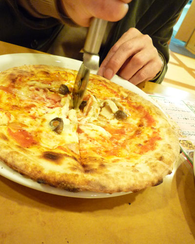 ピソリーノのきのこピザ